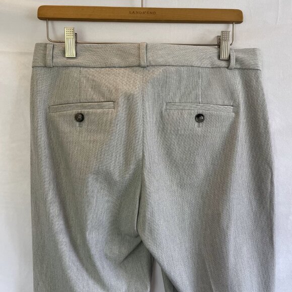 Banana Republic Logan Pants Light Gray Trousers Tailored Career Pants 4S - Picture 6 of 9